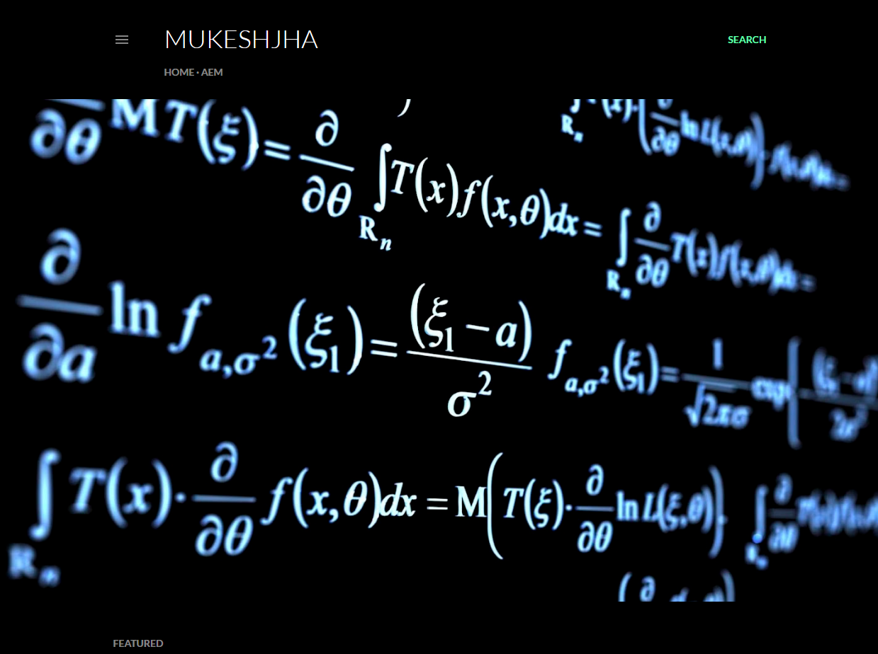 Mukesh Jha — tech blog